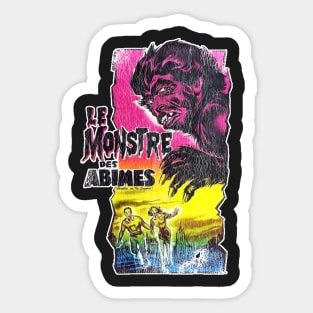 Le Monstre Des Abimes / Monster on the Campus Sticker